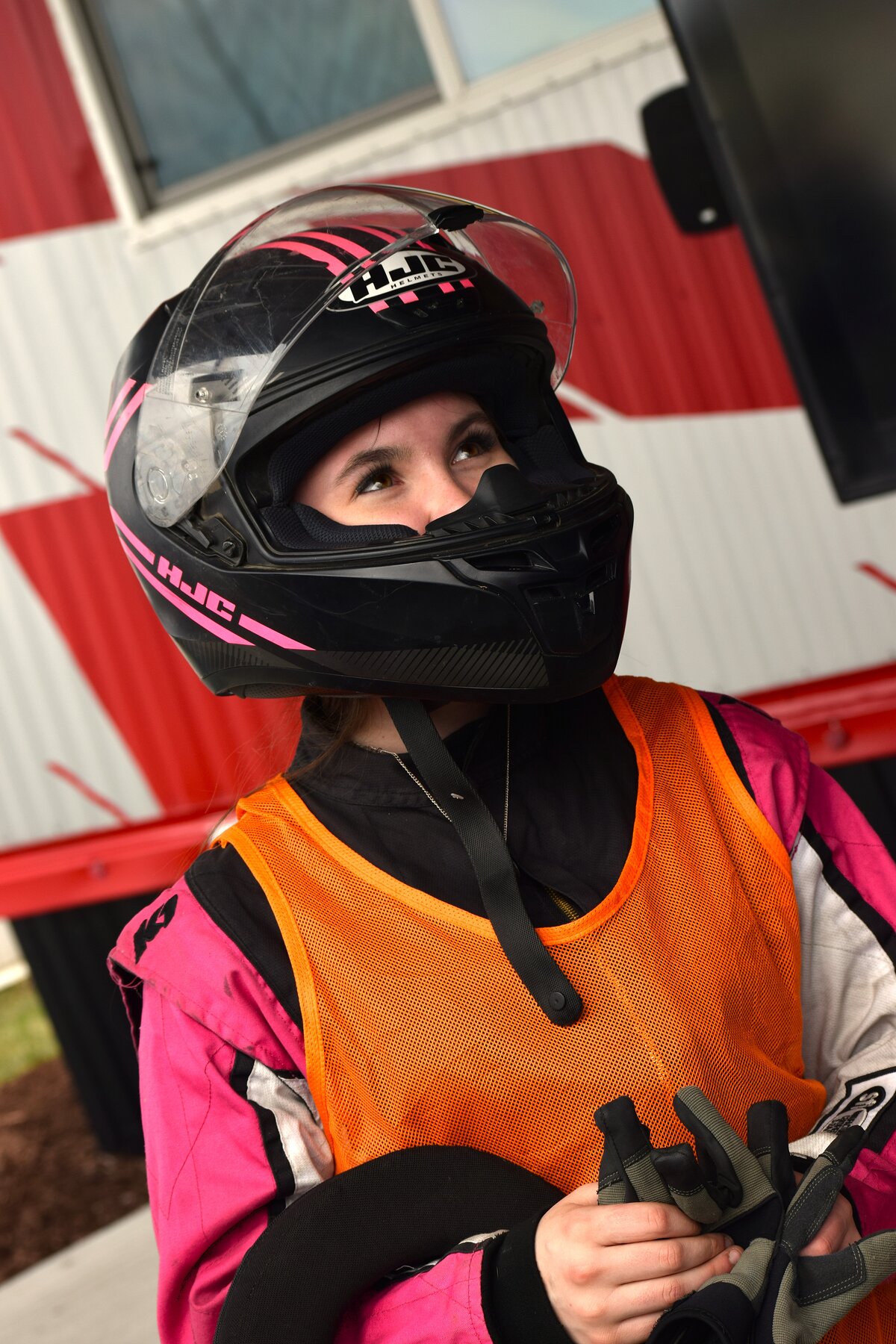Madison close-up in kart 227
